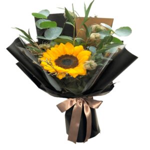 53 · Ramo de 1 Girasol Más flores mix y Eucaliptos