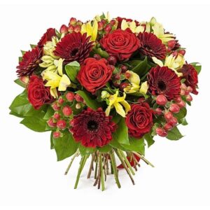 70 · Ramo de Flores Rojos Primaverales